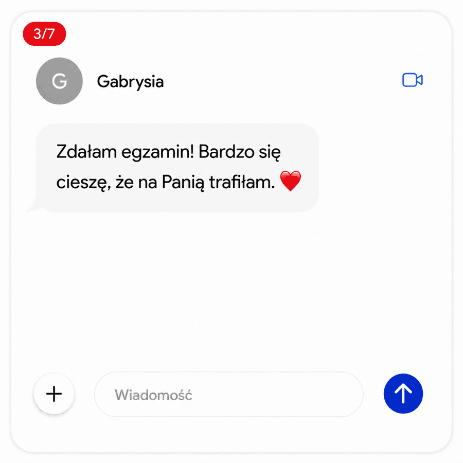 Opinia klienta Gabrysia