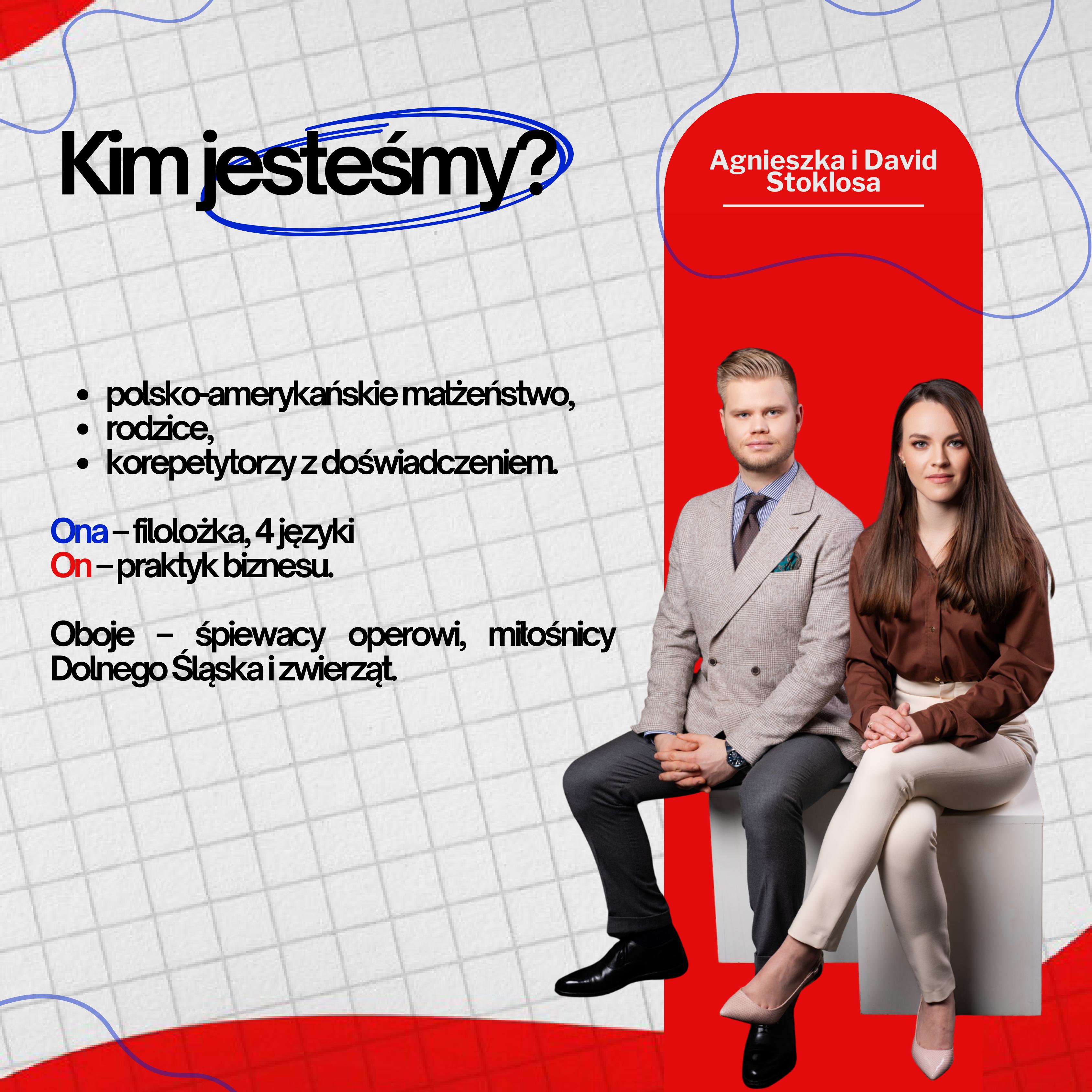 Agnieszka i David Stoklosa - założyciele AKademii Kreatywności